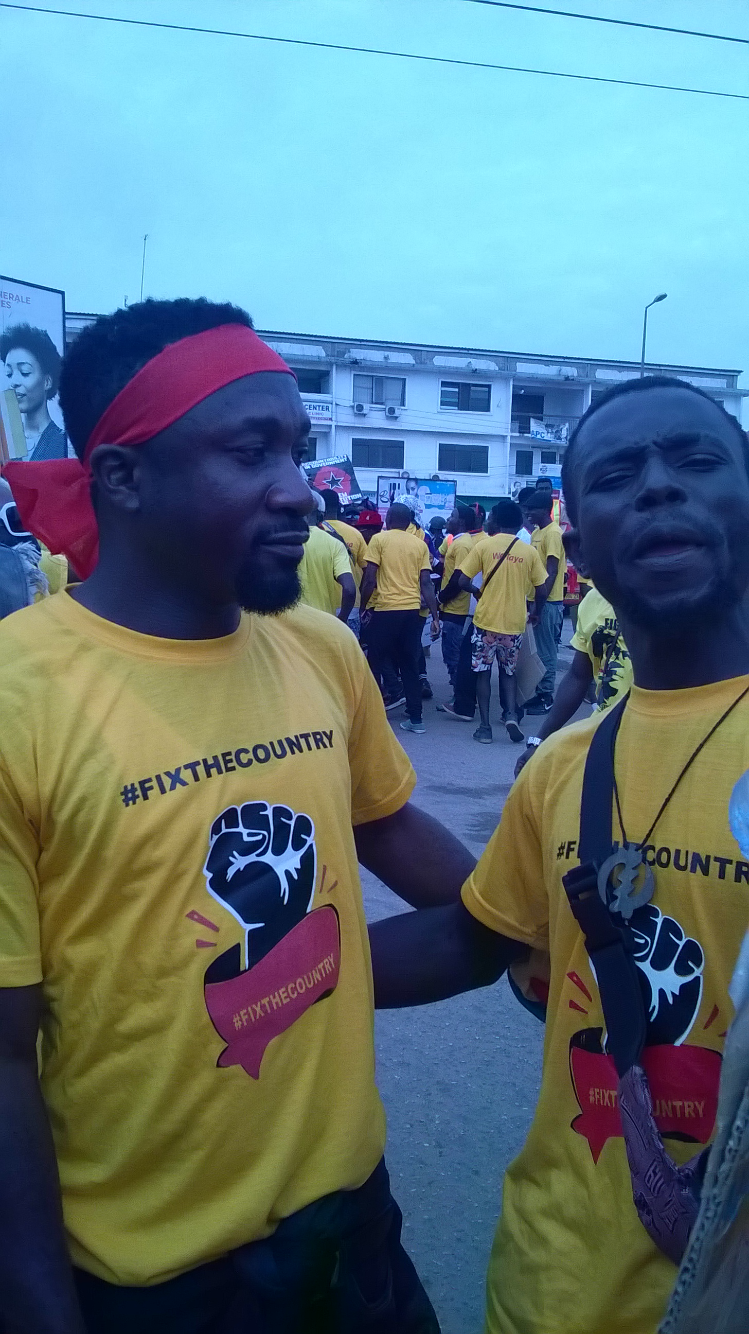 Avaraham Ben Moshe and Gweede Baakop3 at FIXTHECOUNTRY Campaign At Sekondi-Takoradi