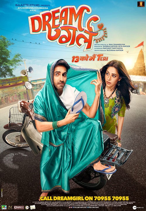 Dream Girl 2019 Hindi Movie 720p ZEE5 HDRip ESub 850MB Download