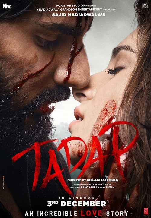 Tadap 2021 Hindi Movie 720p PreDVDRip 1GB Download