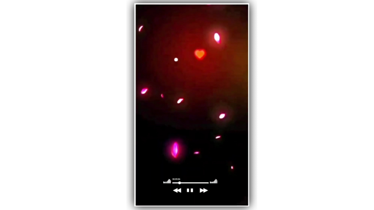 Lighting Effect Heart Full Screen Template Background Video