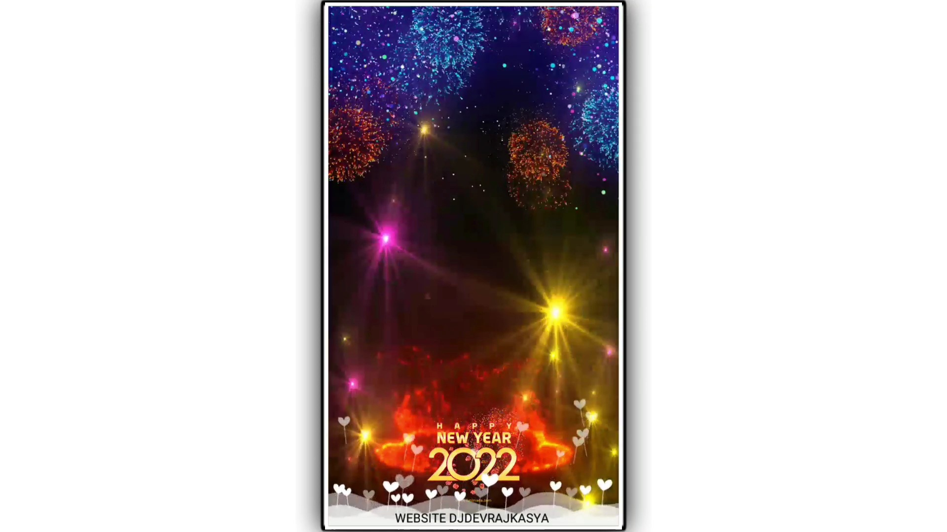 Happy New Year Avee Player Template 2022