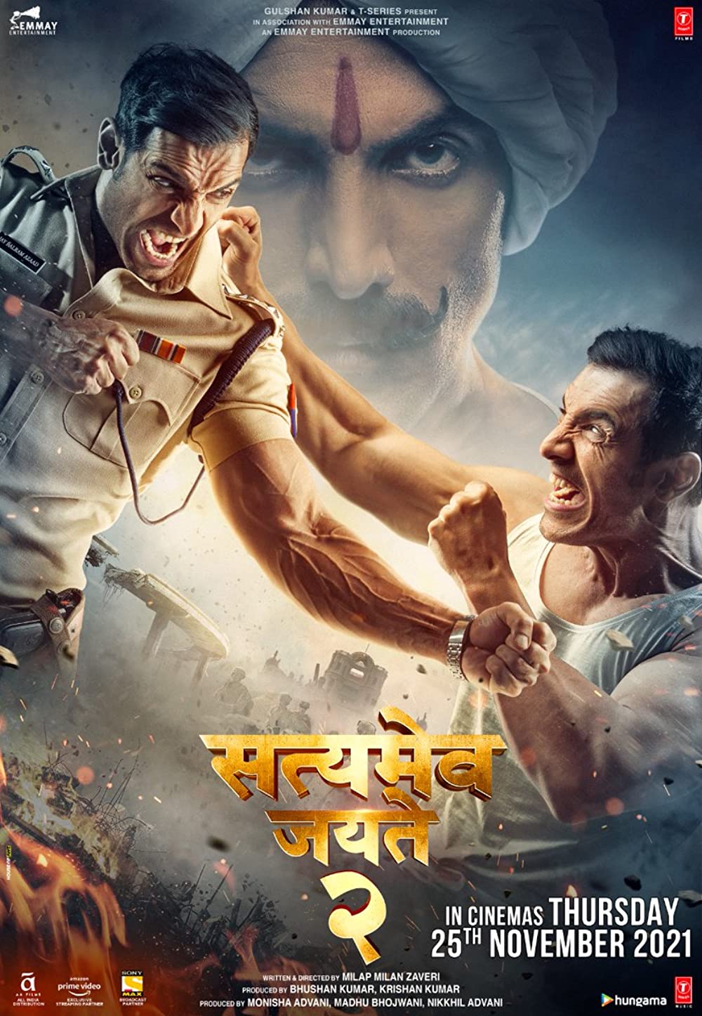 Satyameva Jayate 2 2021 Hindi Movie 480p AMZN HDRip ESub 450MB Download
