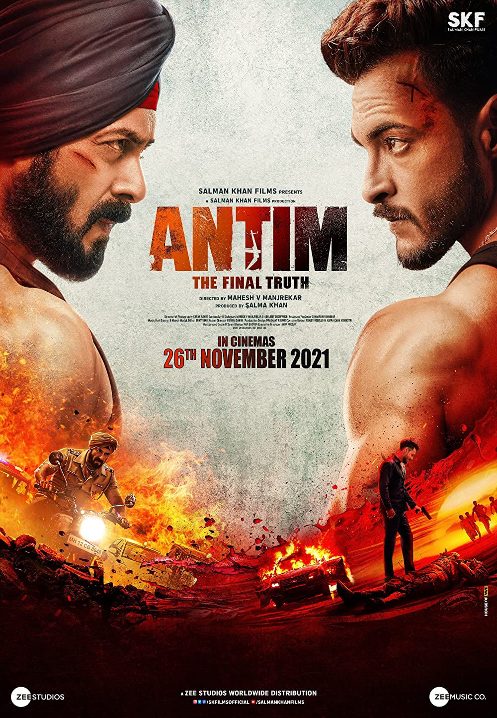 ANTIM The Final Truth (2021) Hindi Full Movie 480p ZEE5 HDRip x264 ESub 430MB Download