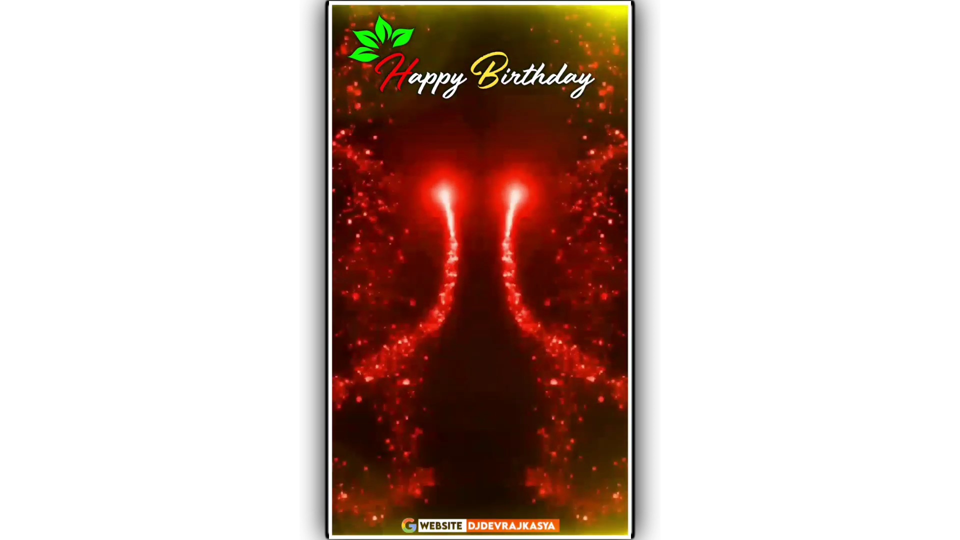Happy Birthday To You Avee Player Full Screen Template Download 2022