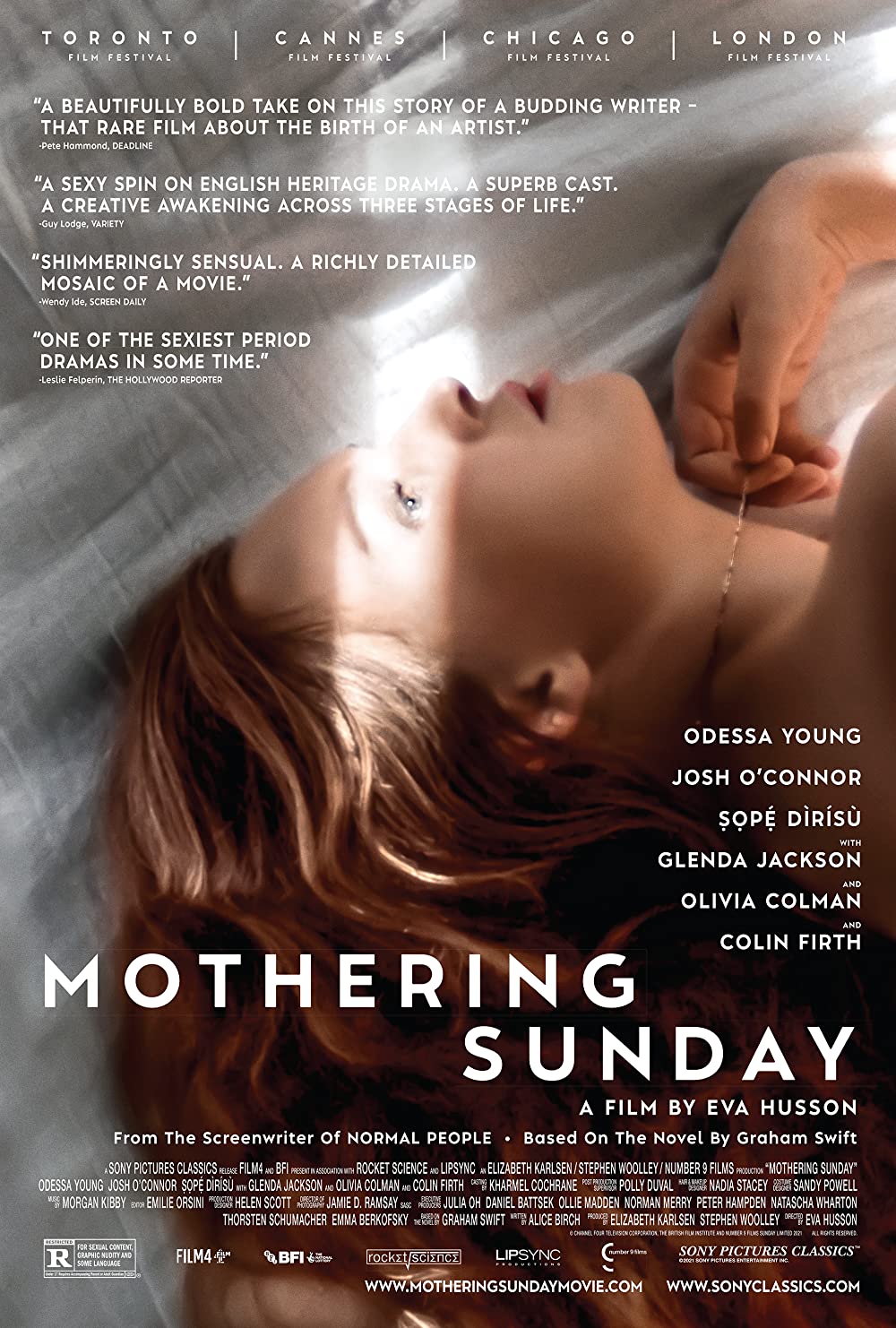 18+ Mothering Sunday (2021) English Movie 480p HDRip x264 330MB Download