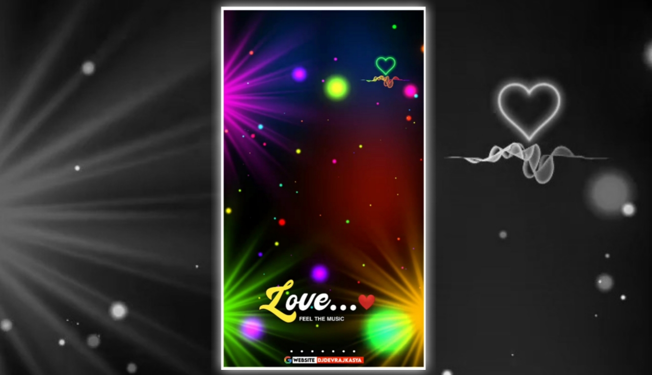 Trending Love The Music Op Effect Full Screen Avee Player Template Download 2022