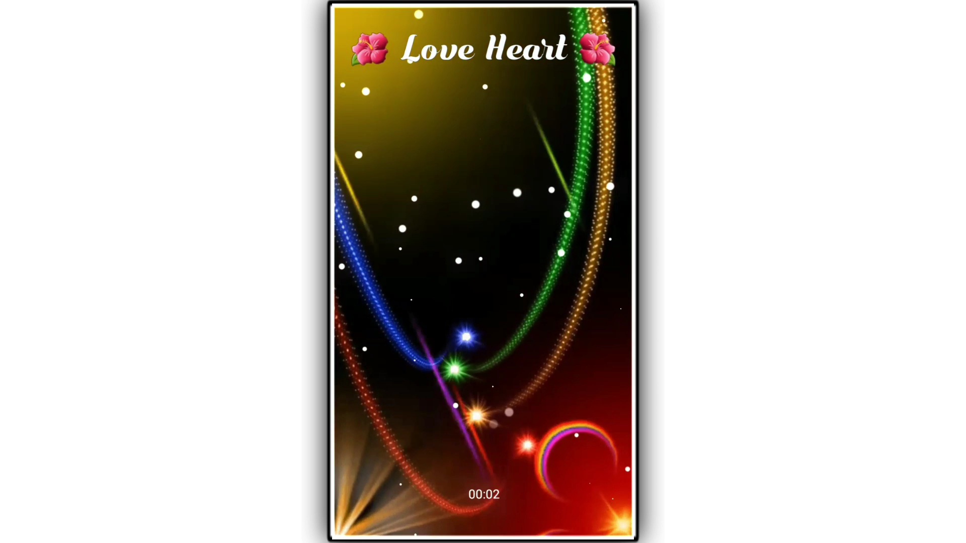 Love Heart Effect Avee Player Full Screen Template Download 2022