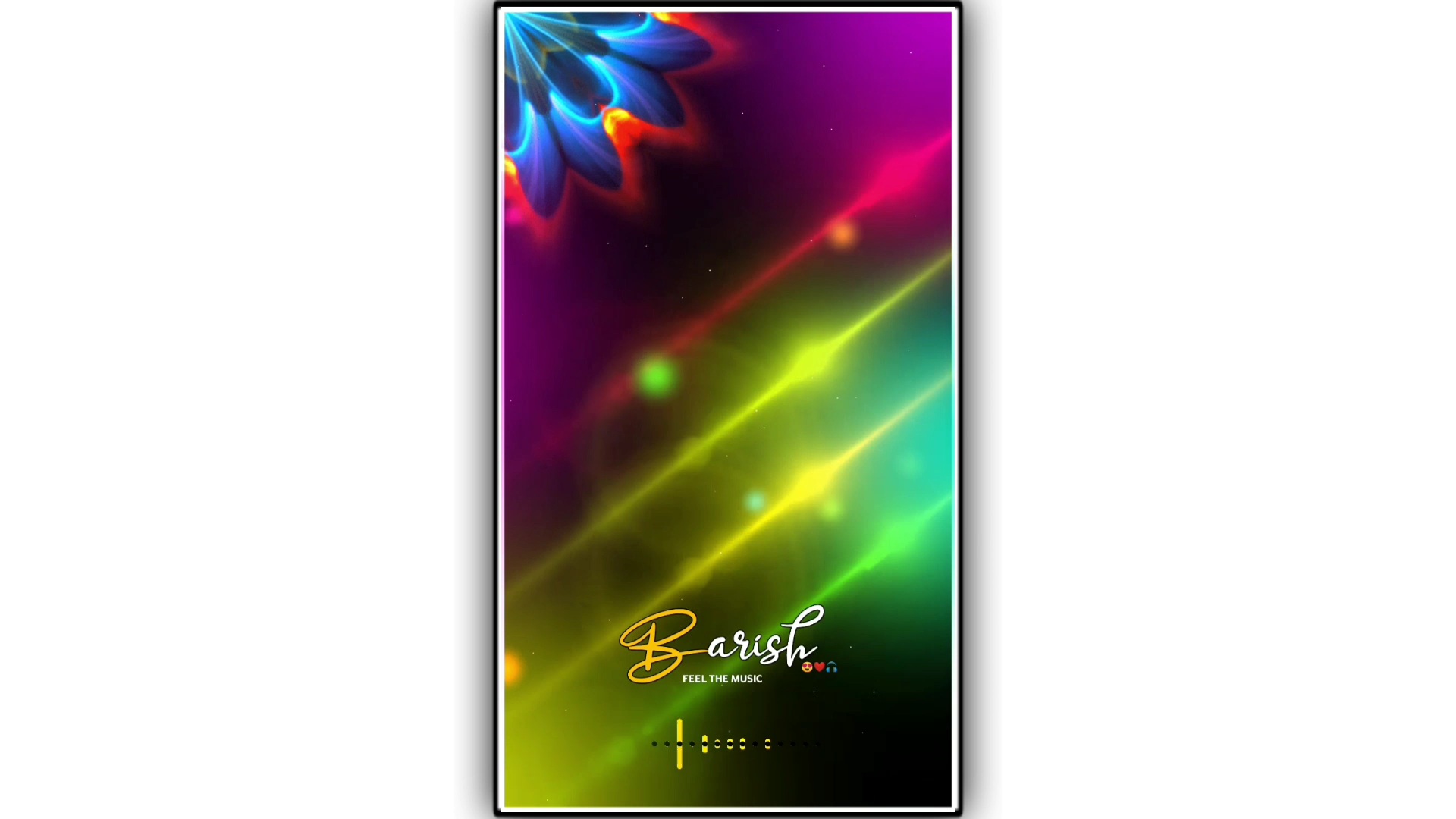 Barish Lejar Lighting Full Screen Avee Player Template Download