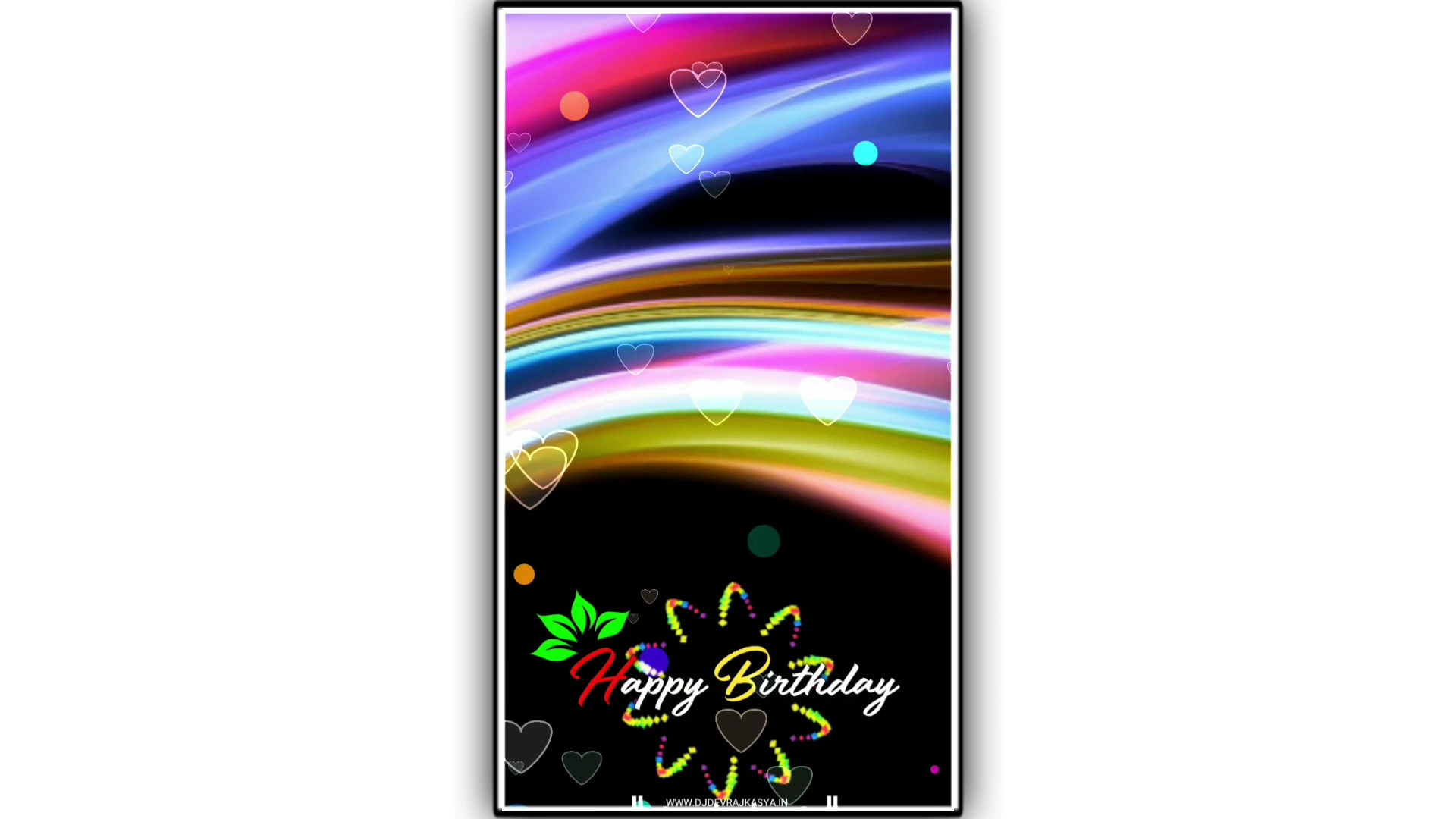 Happy Birthday Effect Full Screen Avee Player Template Download 2022