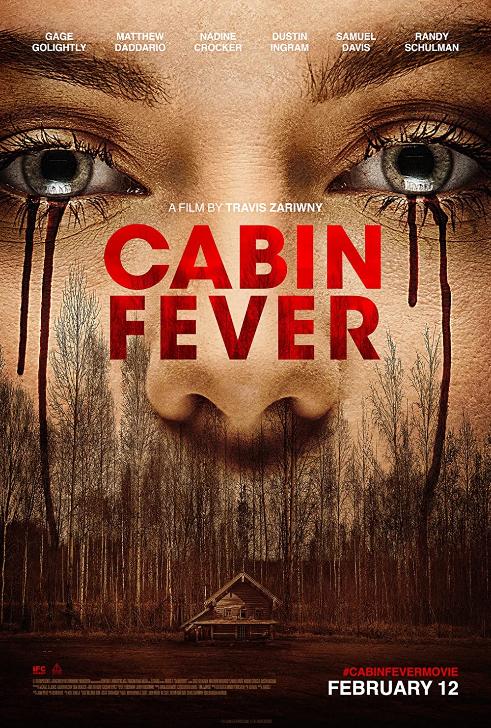 Cabin Fever (2016) Hindi Dubbed ORG 480p BluRay x264 ESub 300MB Download