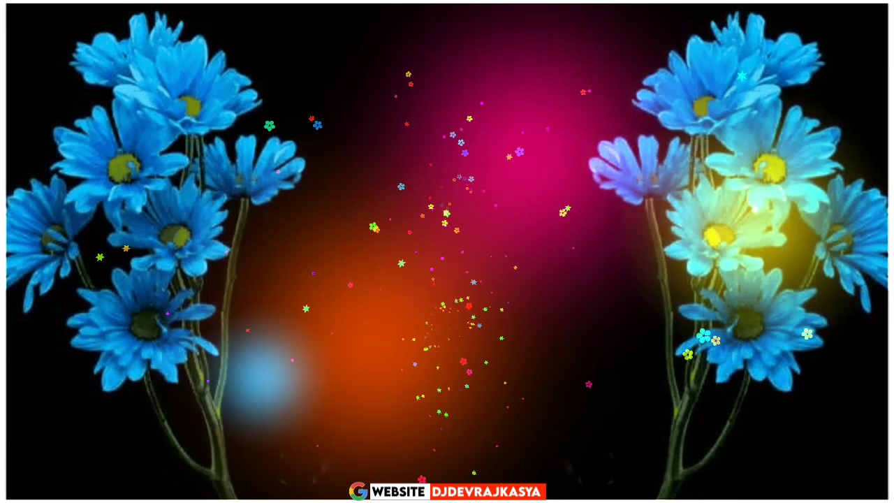 Flower Light effect Avee Player Template