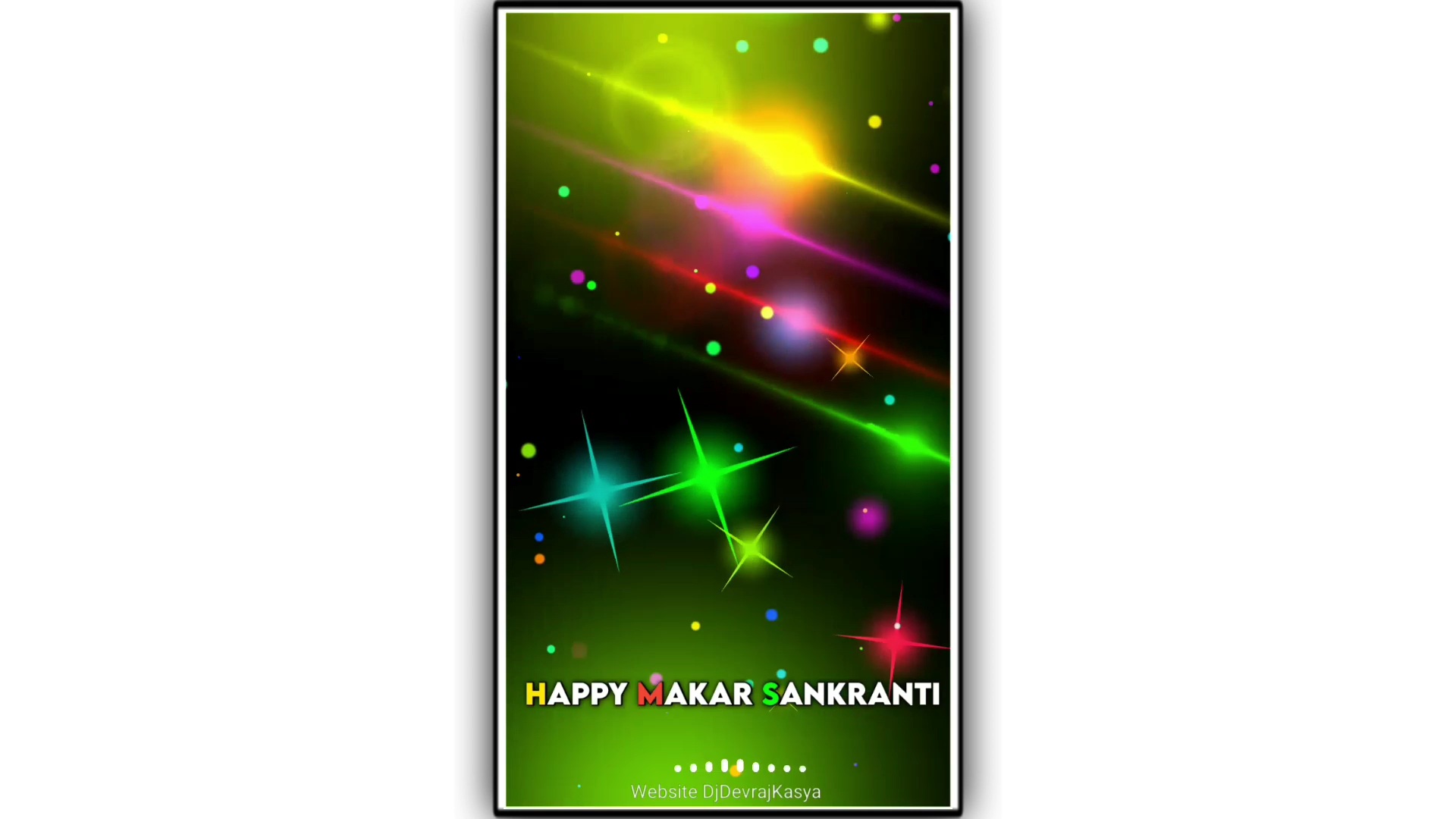 Happy Makar Sankranti Avee Player Template Download 2022