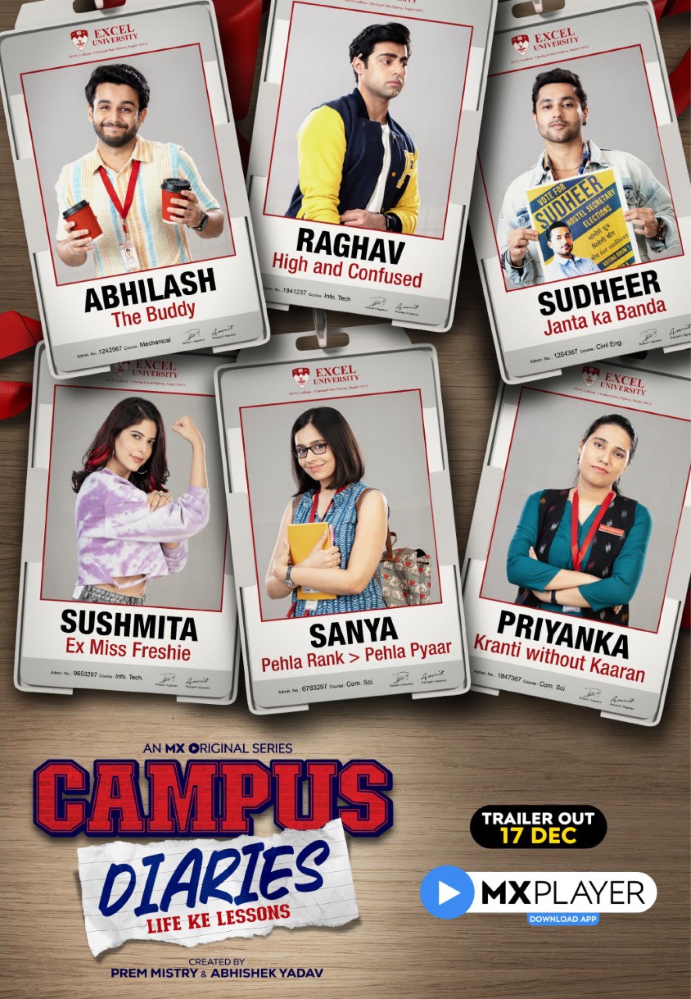 Campus Diaries 2022 S01 Hindi MX Original Complete Web Series 480p HDRip 1.5GB Download