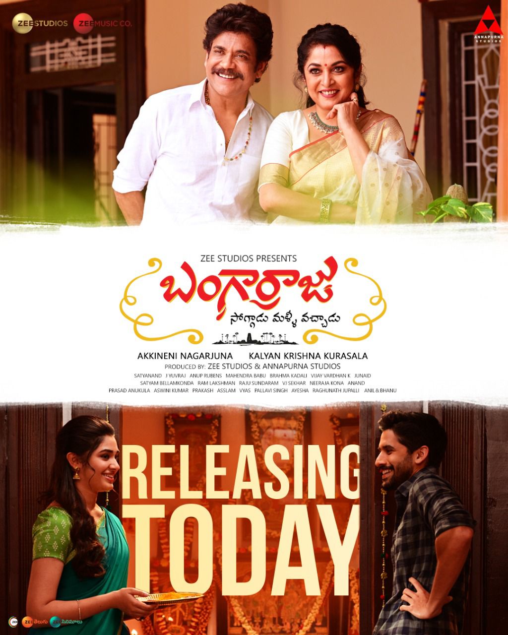 Bangarraju (2022) DVDScr Telugu Movie Watch Online Free