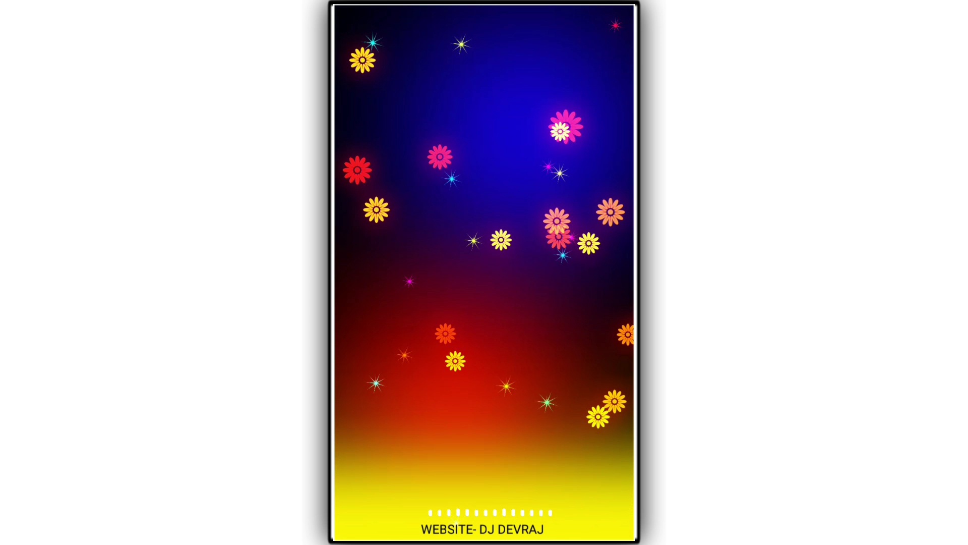 Flower Partical Avee Player Full Screen Visualizer Template 2022