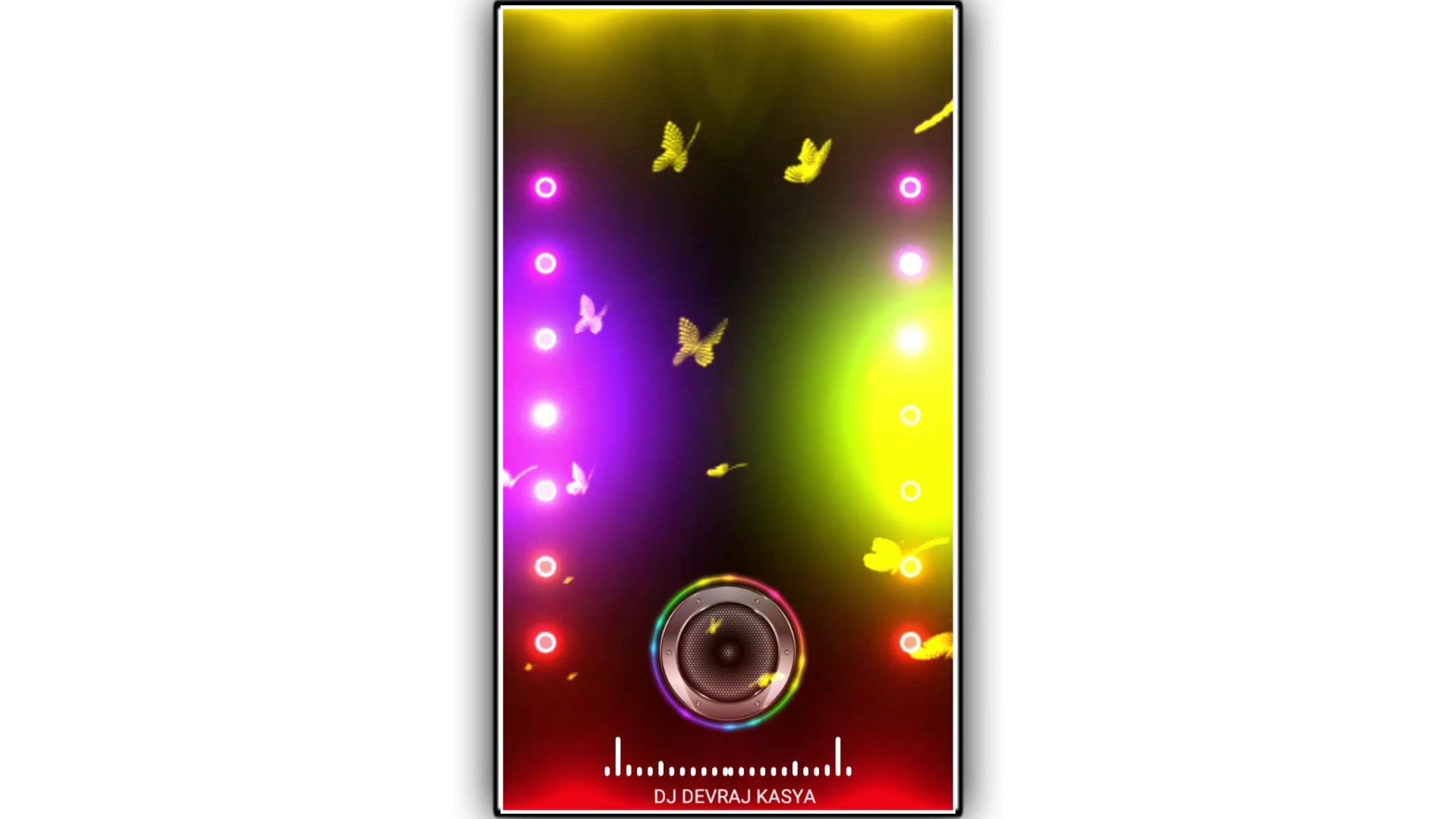 Butterfly Effect Lighting Full Screen Template Background Video Download