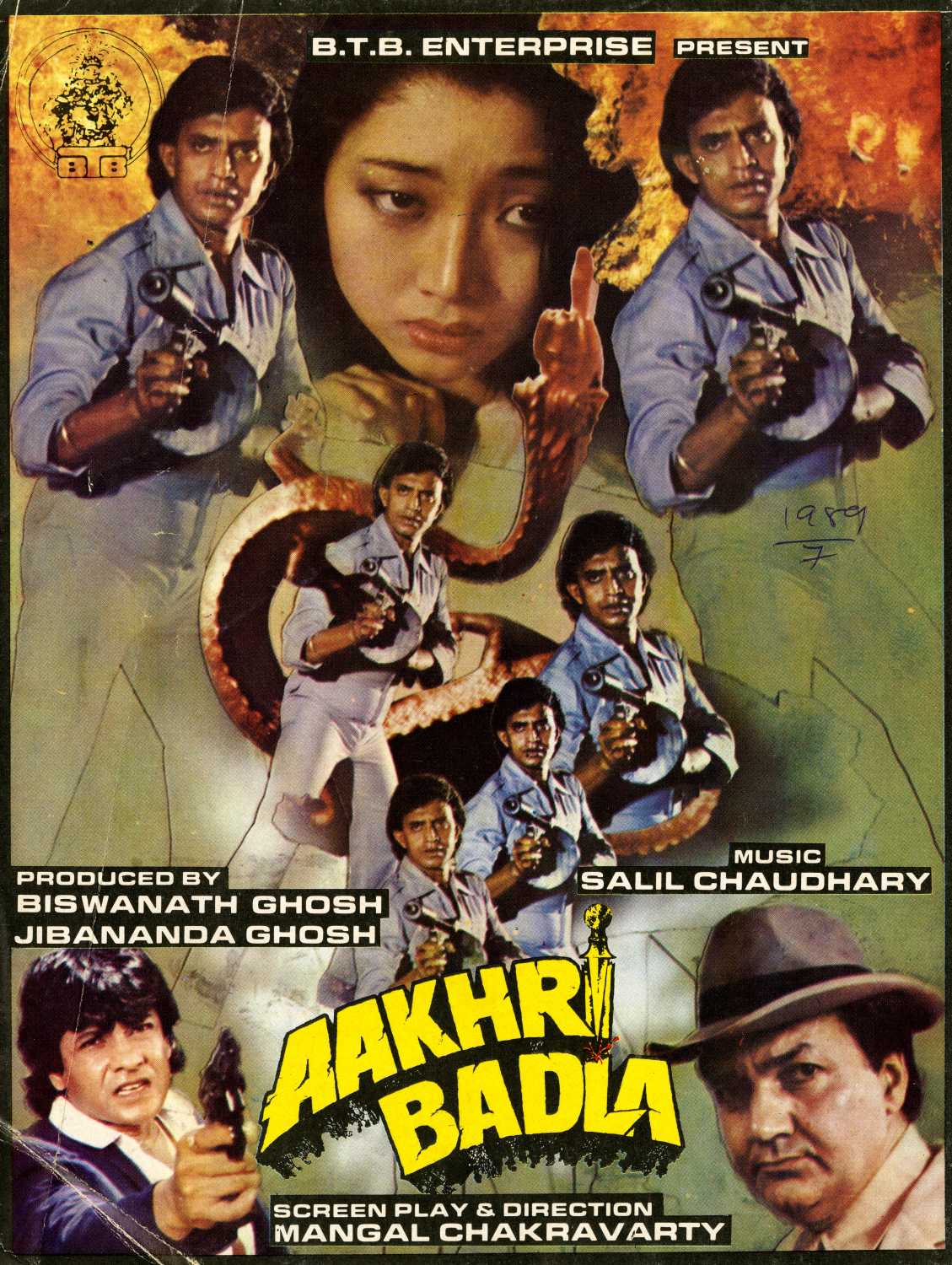 Aakhri Badla 1989 Hindi Movie 720p HDRip x264 1GB ESubs