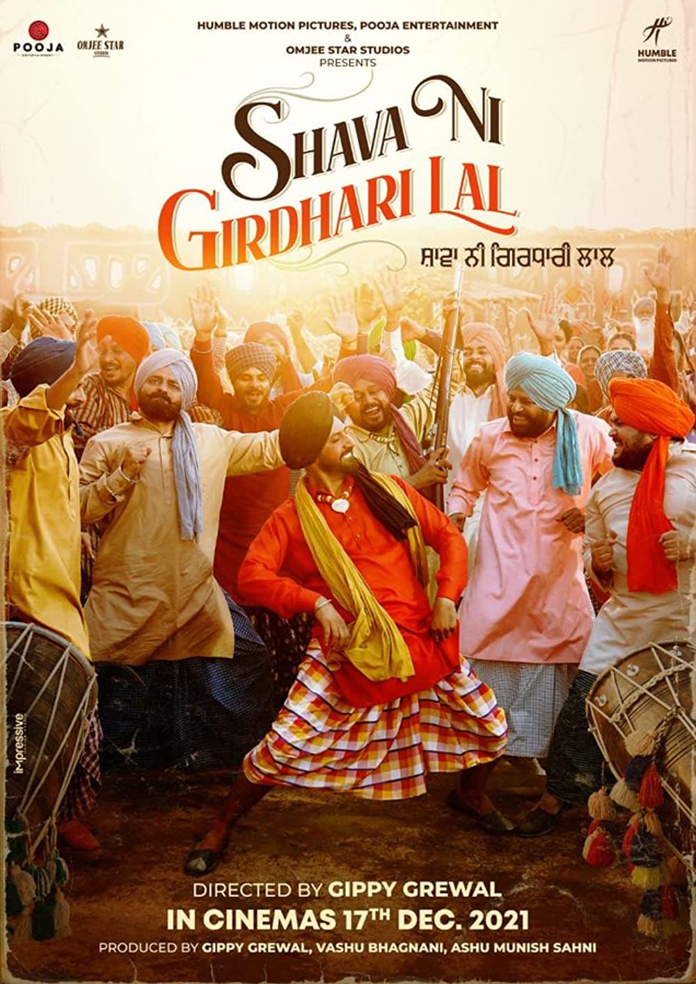 Shava Ni Girdhari Lal 2021 Punjabi 1080p AMZN HDRip ESub 1.7GB Download