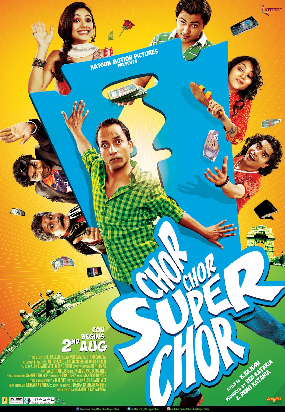 Chor Chor Super Chor 2013 Hindi Movie 250MB HDRip 480p ESubs Download
