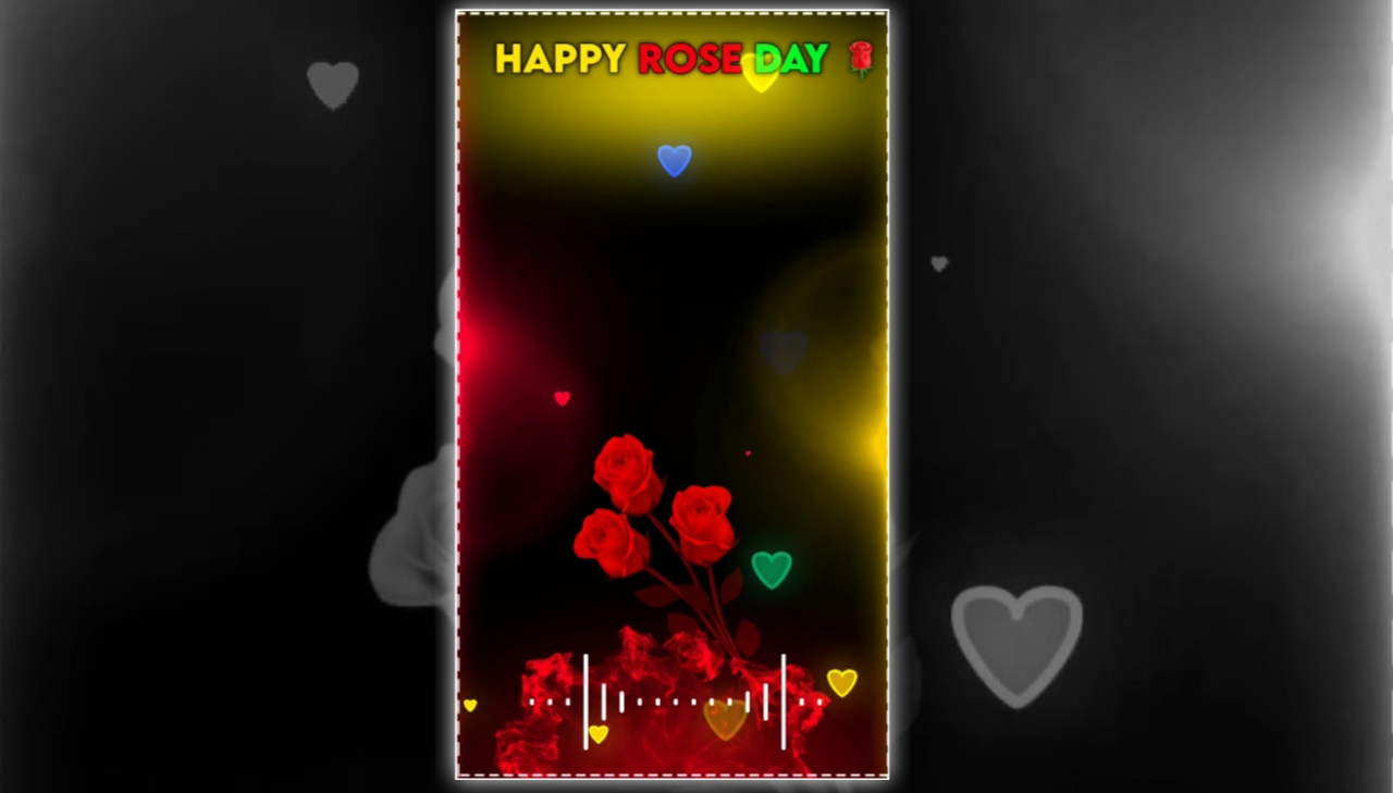 Happy Rose Day Avee Player Template Download 2022