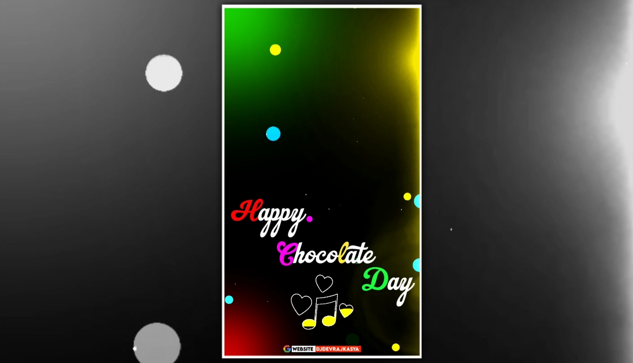 Chocolate Day Special Full Screen Avee Player Template 2022
