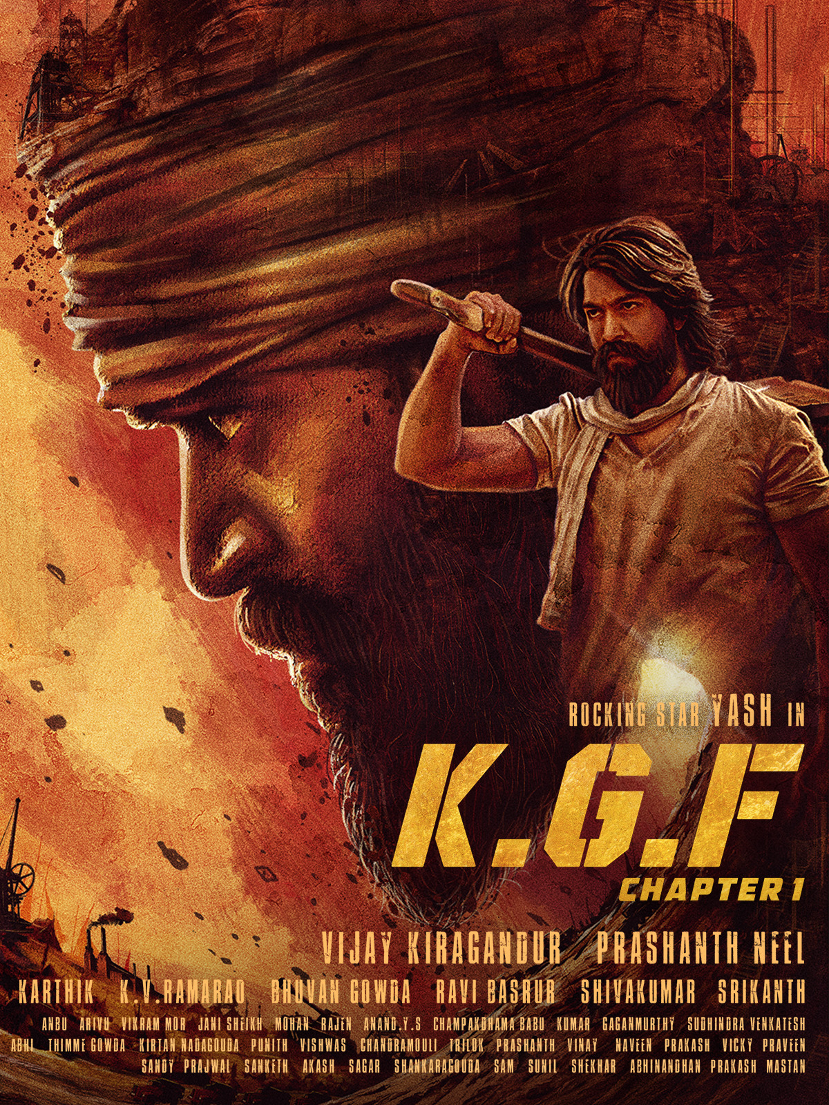 KGF Chapter 1 (2018) South Hindi Dubbed Full Movie HD ESub