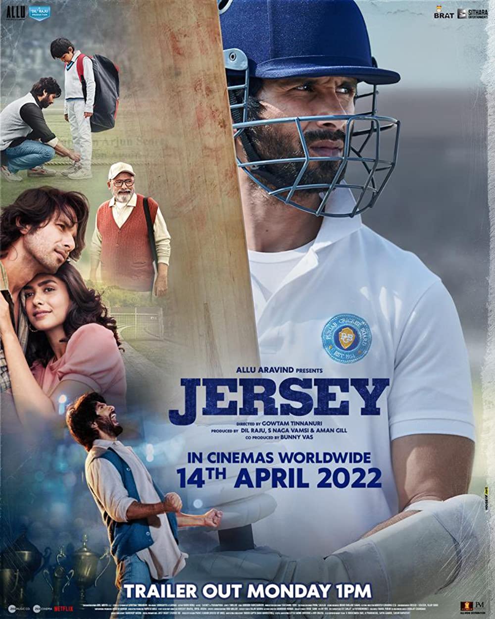 Jersey (2022) V2 Hindi Movie 480p HQ PreDVDRip x264 500MB Download (Best Print)