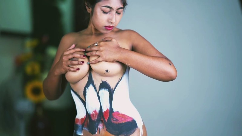 Neelam Body Painting 2022 Hot Short Film Naari Magazine