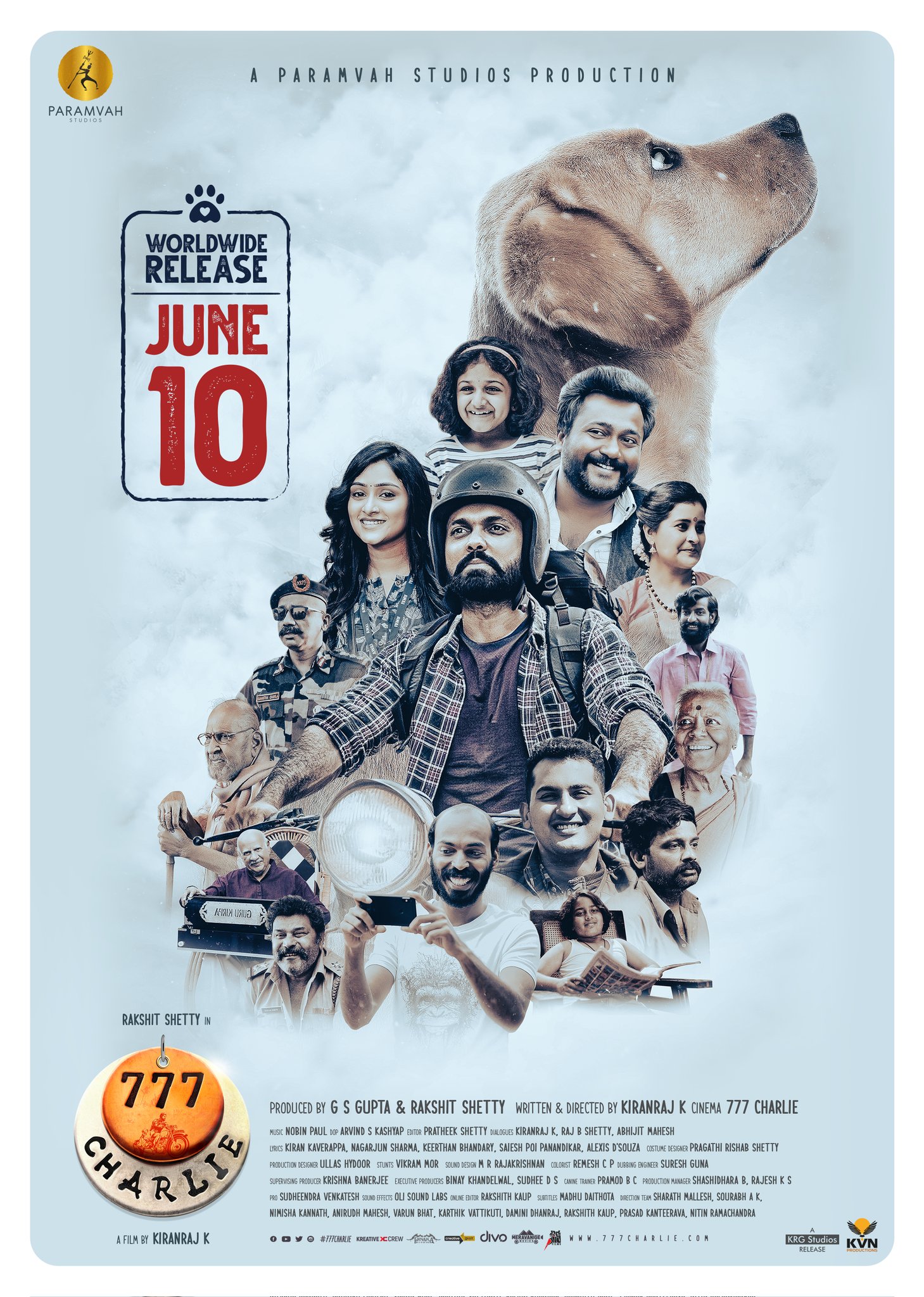 777 Charlie (2022) DVDScr Kannada Movie Watch Online Free
