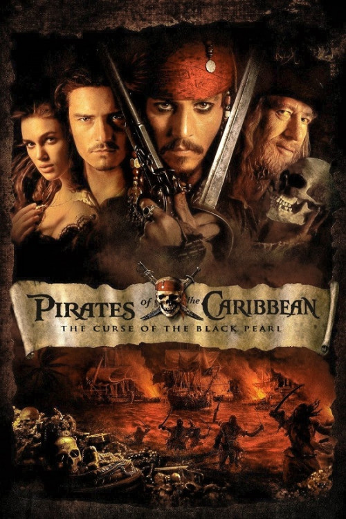 Pirates of the Caribbean (2003) Dual Audio Hindi ORG 480p Bluray x264 AAC 500MB ESub