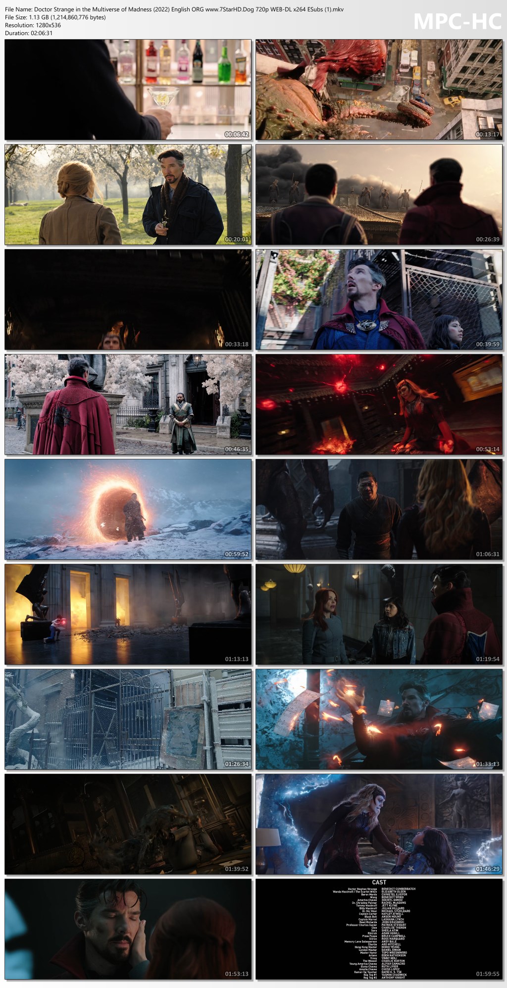 Doctor Strange in the Multiverse of Madness 2022 English ORG 720p WEB-DL 1.1GB ESubs Download