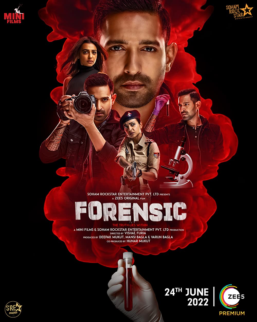 Forensic 2022 Hindi Movie ZEE5 1080p | 720p | 480p  HDRip ESub 2GB Download