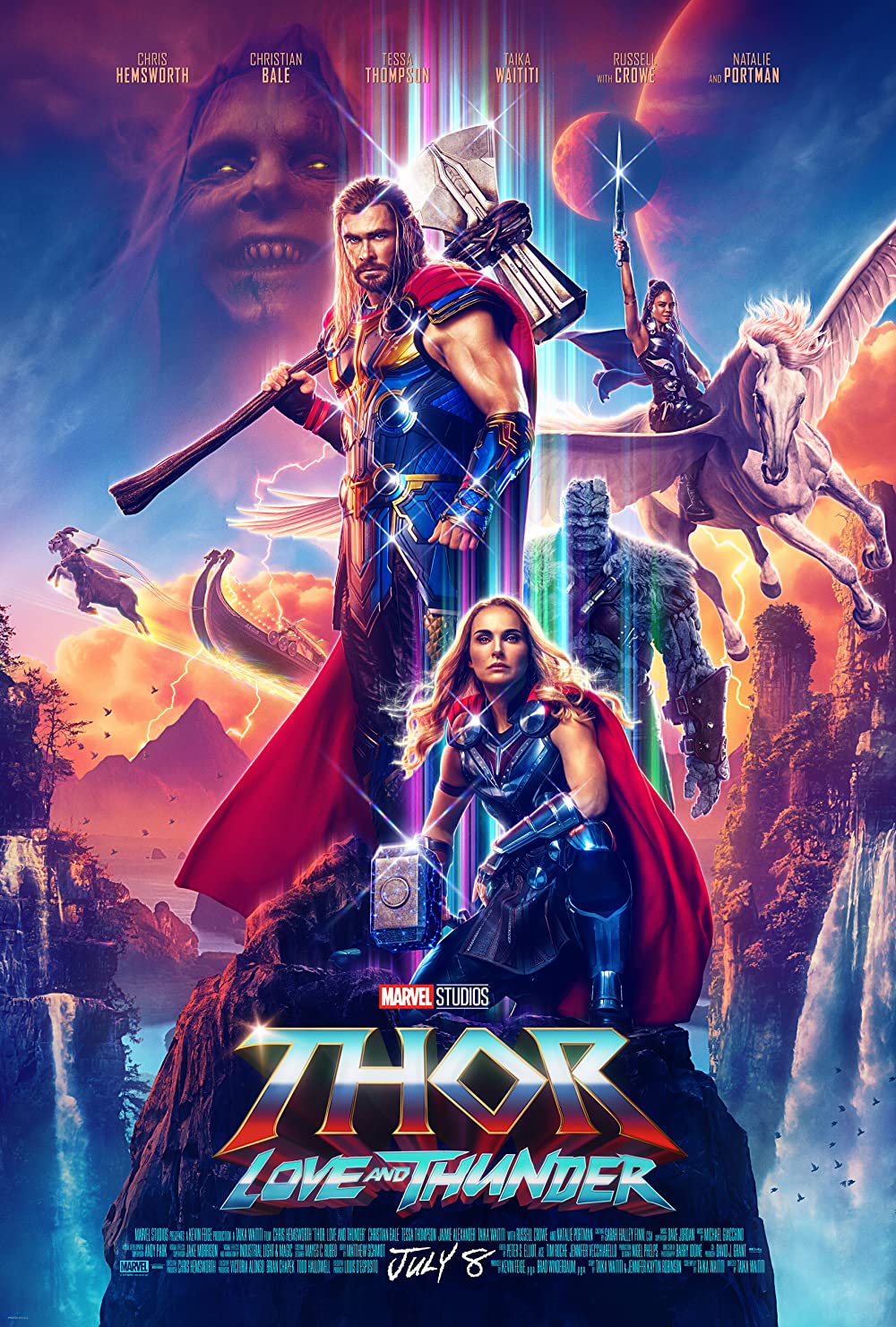 Thor Love and Thunder 2022 Original Hindi Dubbed 720p HQ PreDVDRip x264 750MB Download