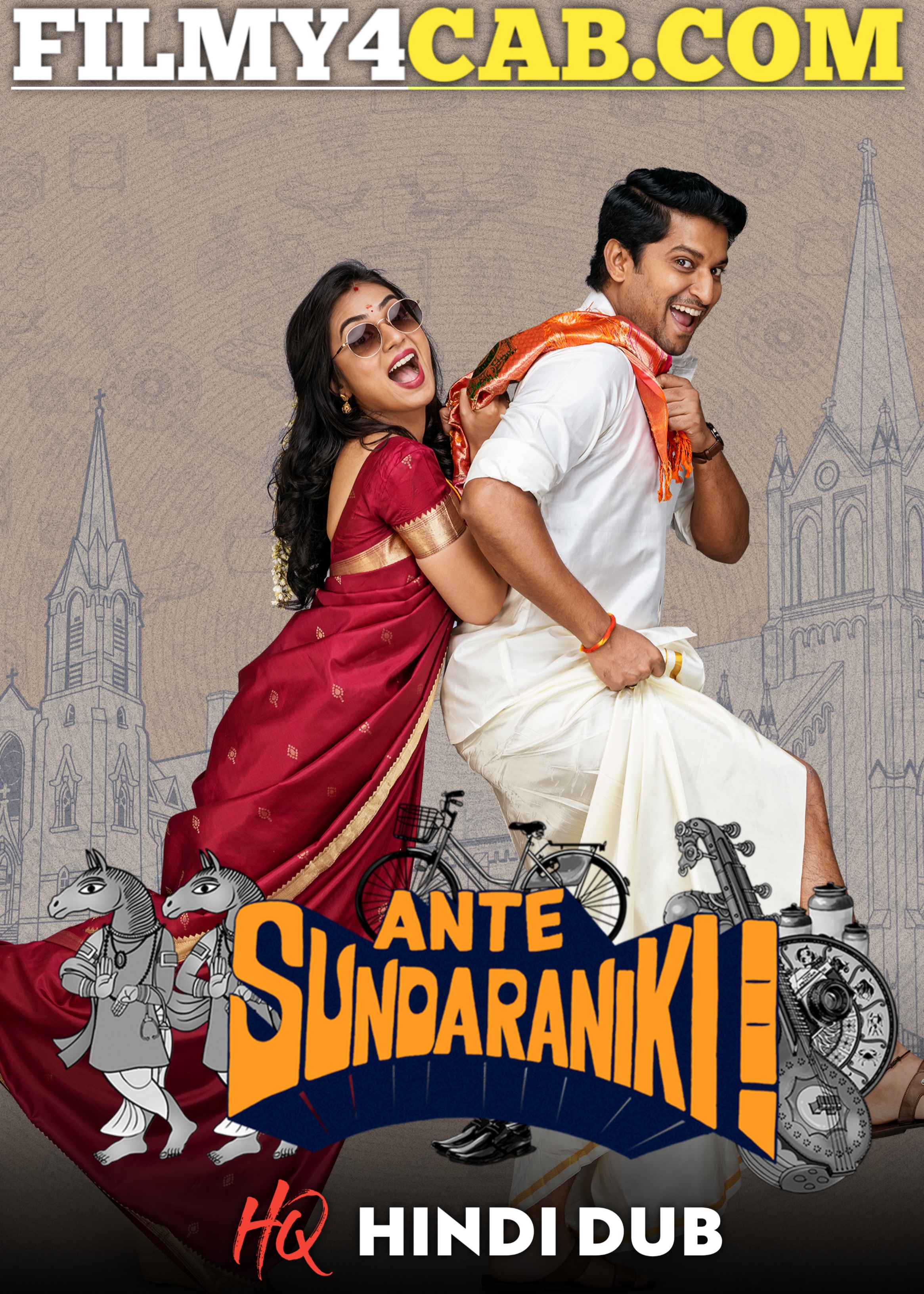 Ante Sundaraniki (2022) New South Proper HQ Hindi Dubbed Full Movie HD 480p, 720p & 1080p