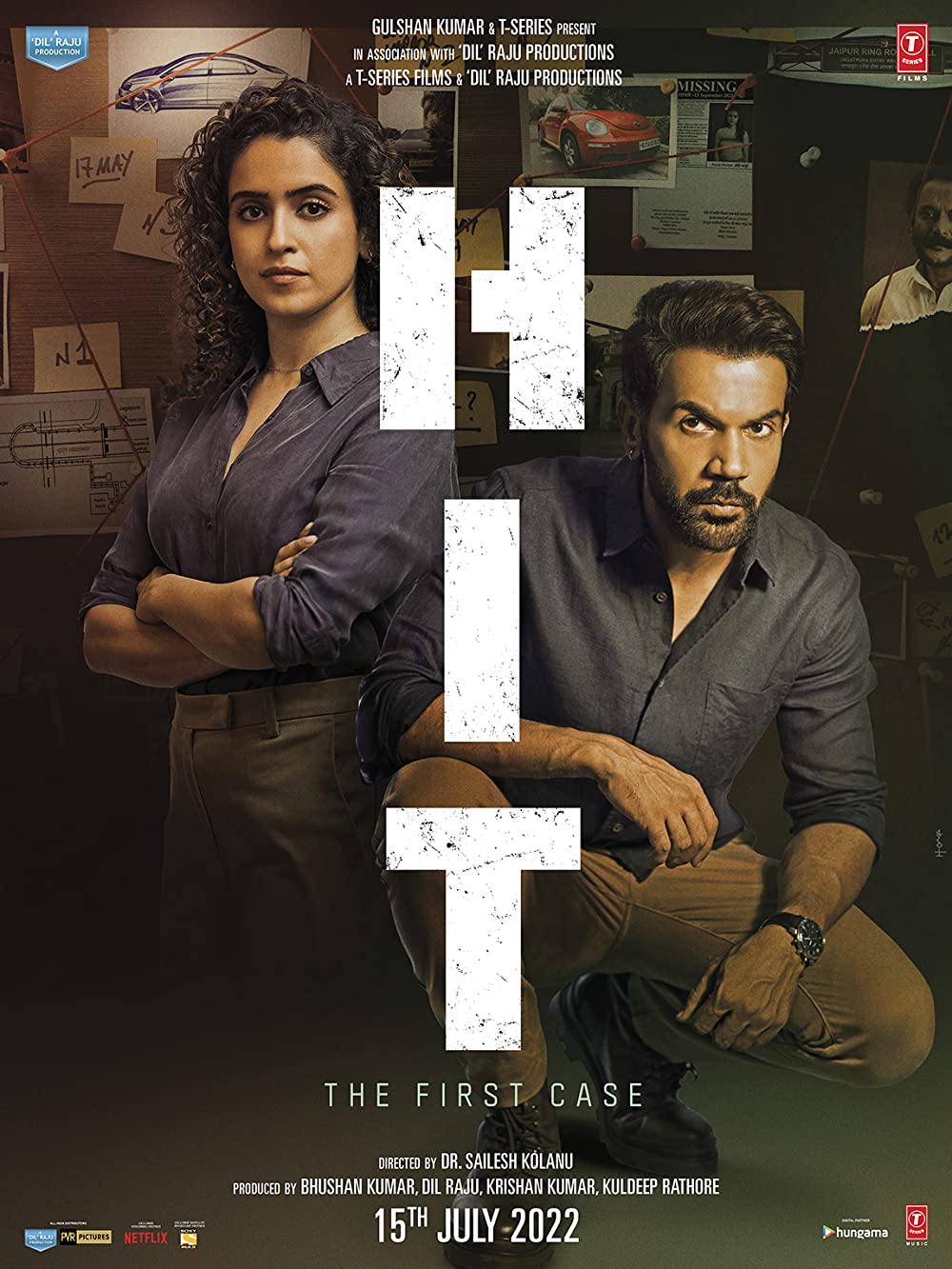 Hit The First Case 2022 Hindi Movie 720p PreDVDRip x264 900MB Download