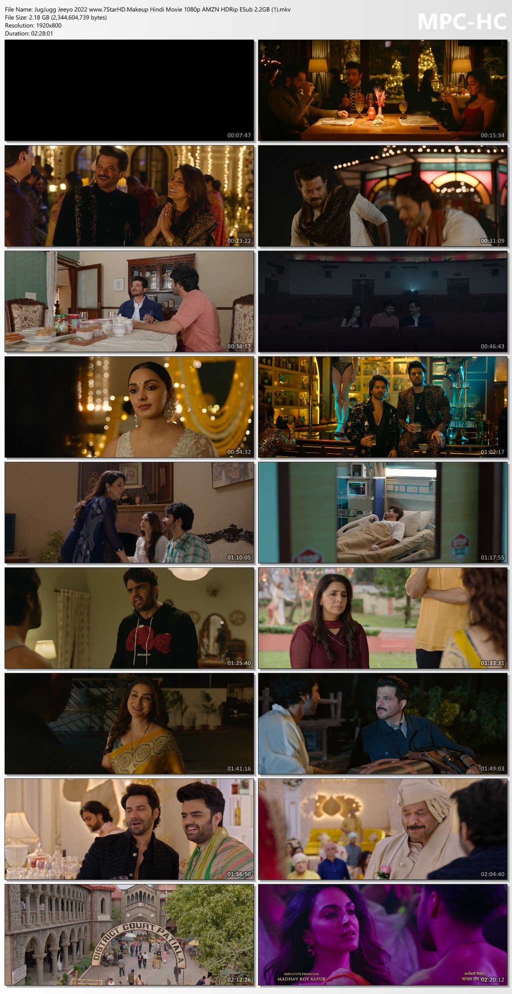 JugJugg Jeeyo 2022 Hindi Movie 1080p AMZN HDRip ESub 2.2GB Download