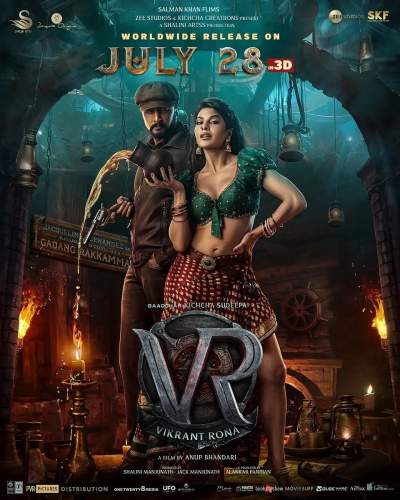 VR (Vikrant Rona) 2022 Hindi Dubbed ORG PreDVDRip V3 1080p 720p 480p Download