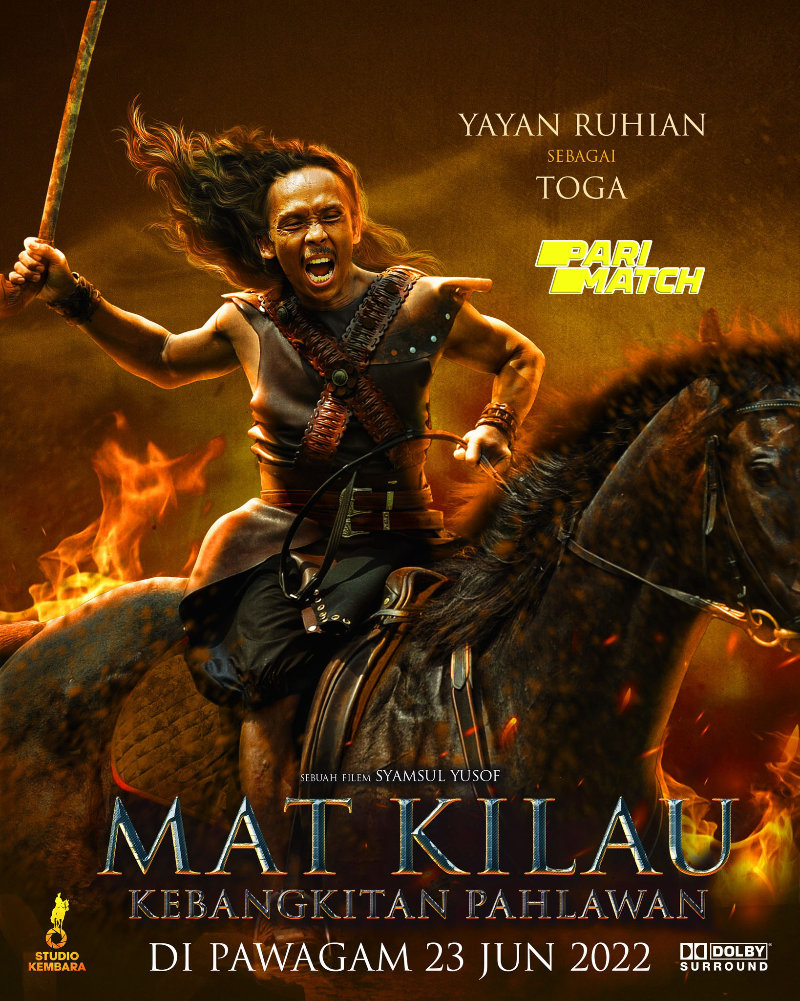 Mat Kilau (2022) Bengali Dubbed (VO) [PariMatch] 720p CAMRip Download