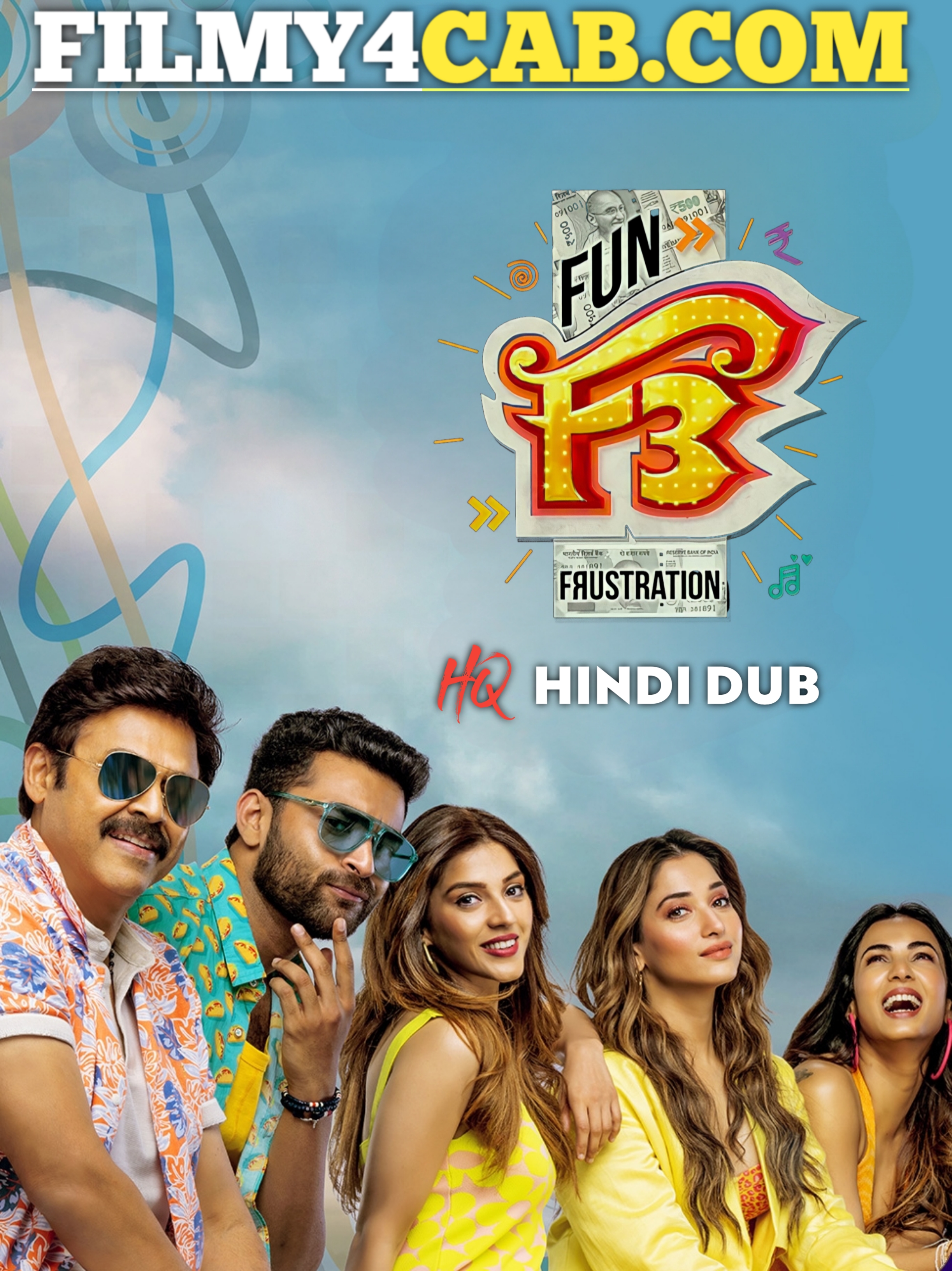 F3: Fun and Frustration (2022) New South Proper HQ Hindi Dubbed Full Movie HD Download 480p, 720p & 1080p