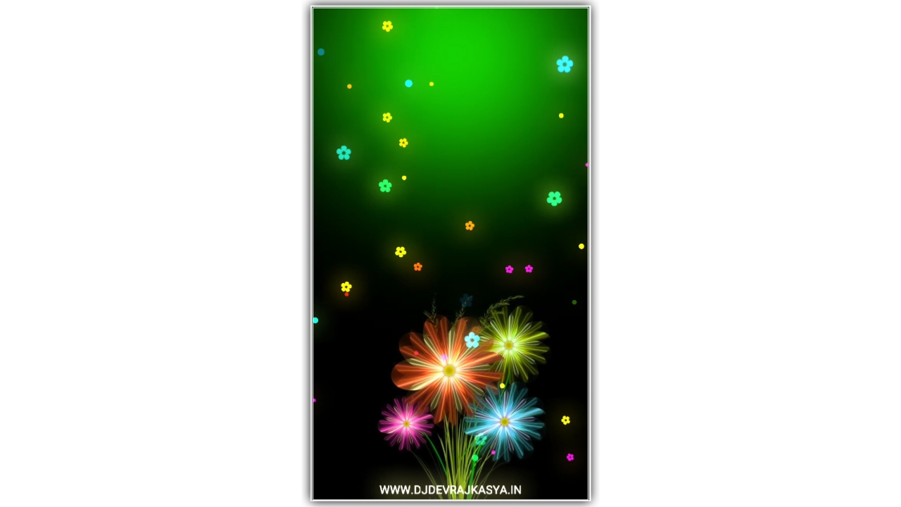 Flower RGB Effect Full Screen Avee Player Template Download 2022