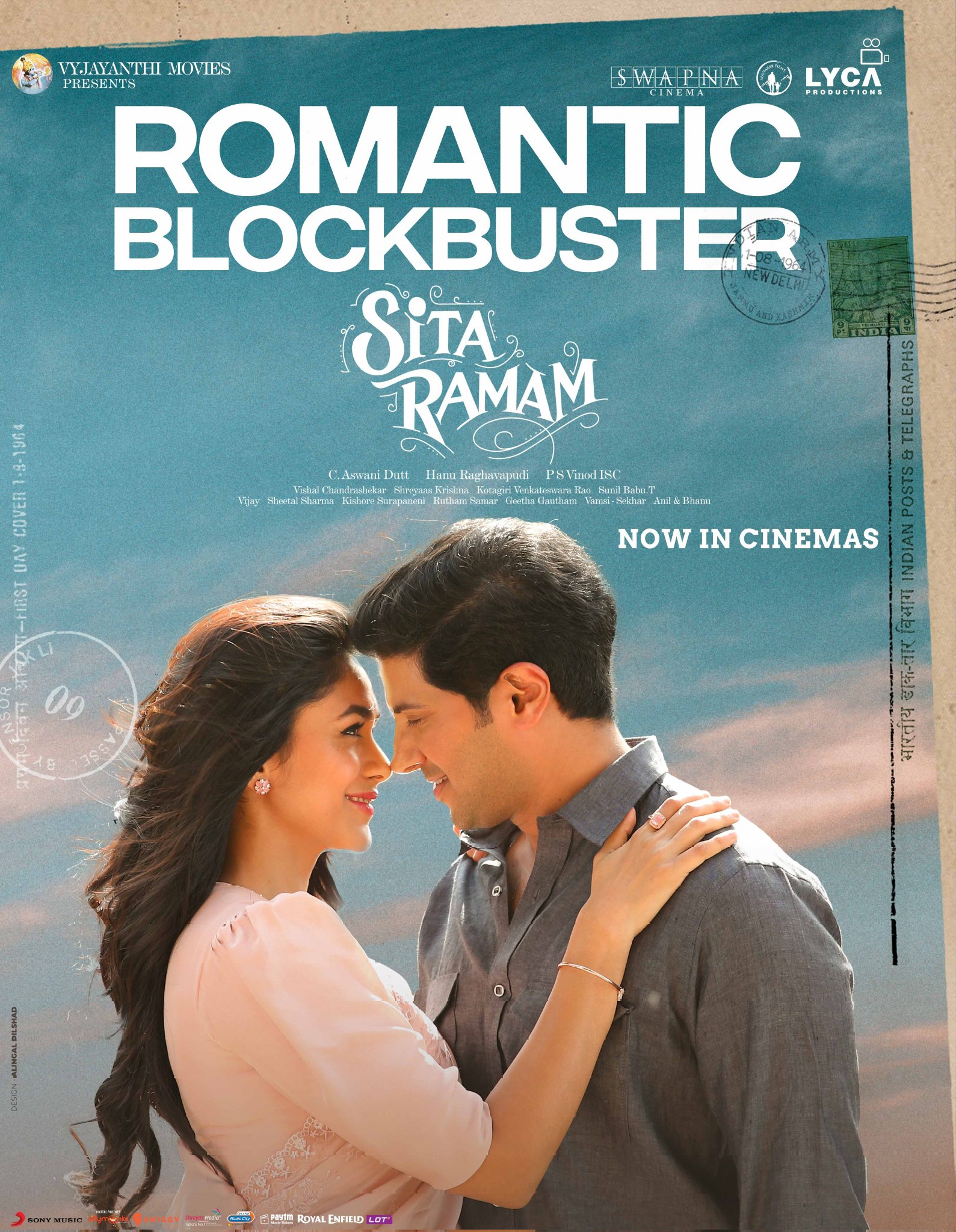 Sita Ramam (2022) DVDScr Malayalam Movie Watch Online Free