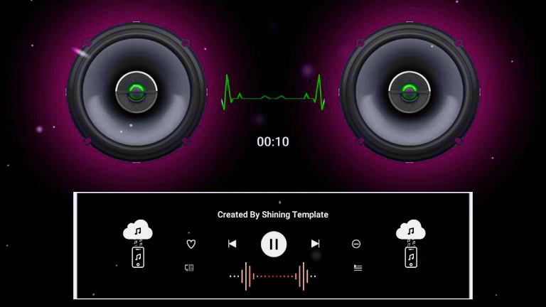 Motor Speaker Music Visualizer Template Download For Avee Player