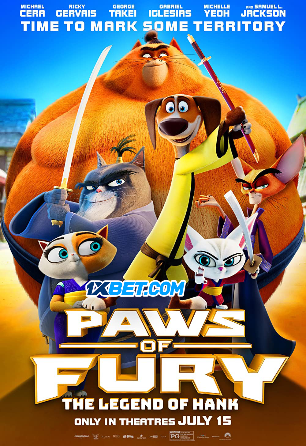 Paws of Fury: The Legend of Hank (2022) Bengali Dubbed (VO) [1XBET] 720p WEBRip Online Stream