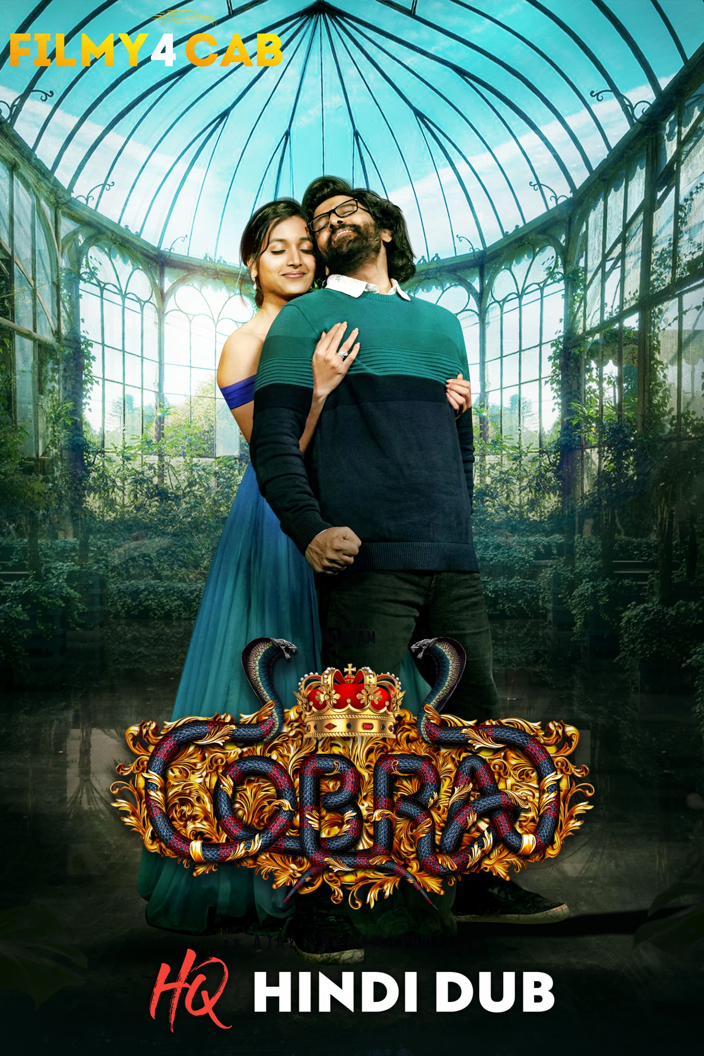 Cobra (2022) New South HQ Hindi Dubbed Full Movie PreDVD